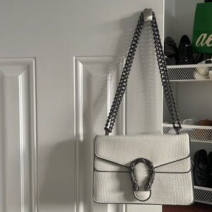White purse